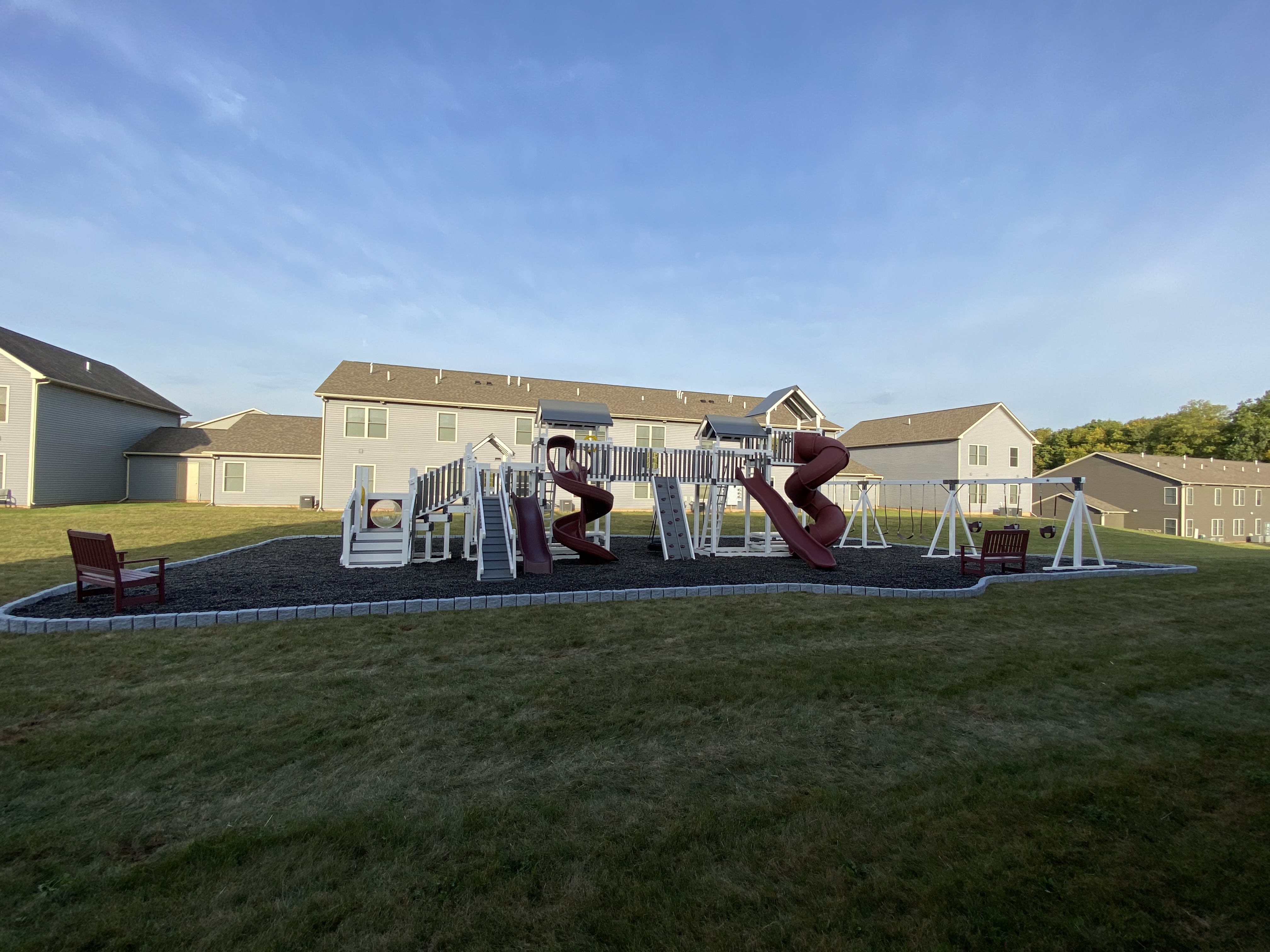 playground with mulch