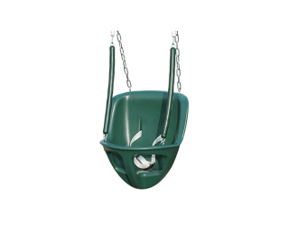 highback baby swing with soft grip chain
