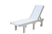 recycled poly sunsurf chaise lounge adjustable
