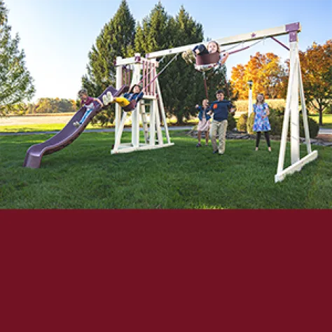 2 x 2 tower with swings