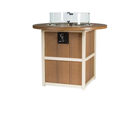 round fire table