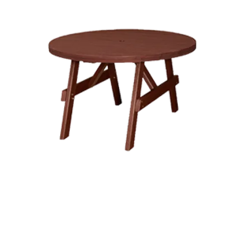 round garden table