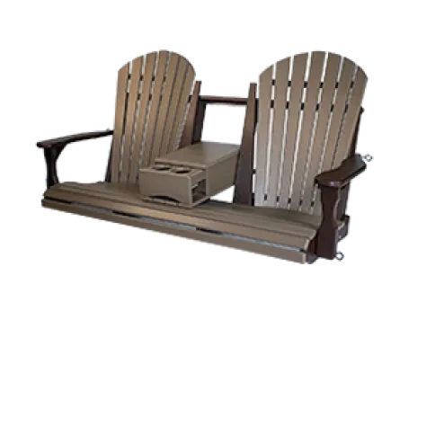 comfyback 5' hanging swing with console