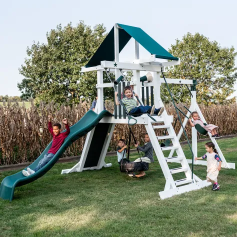 3x5 Mtn Climb Star Quality Vinyl Swing Sets Amish Lancaster County