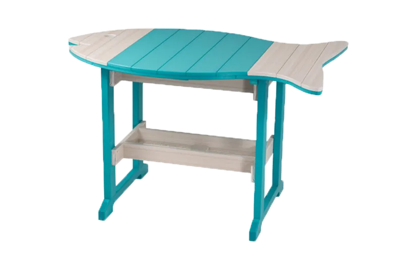 36x58" fish table dining height