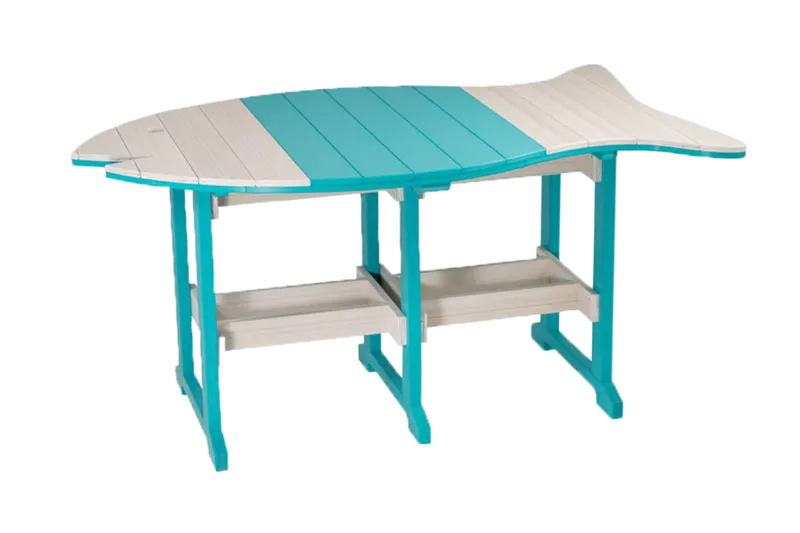 45x72" fish table dining height