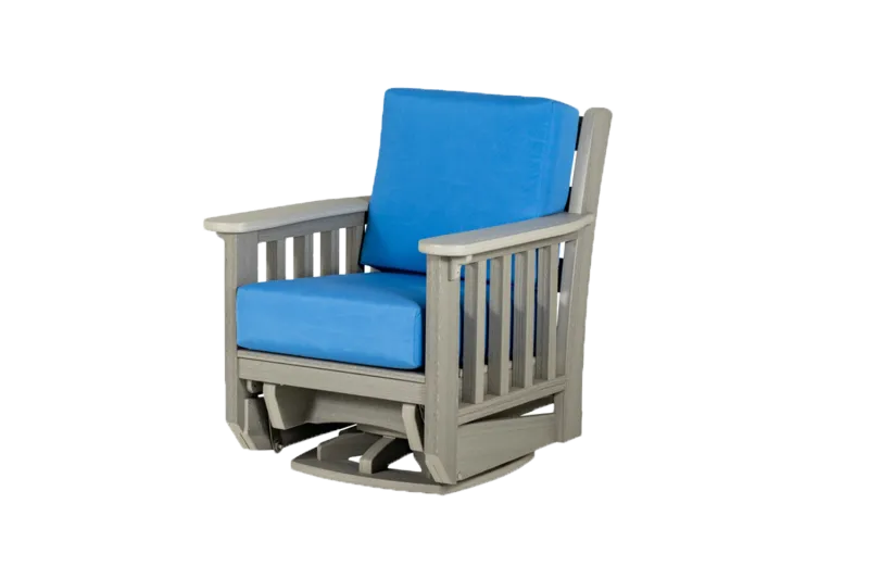 mission swivel glider handcrafted amish made