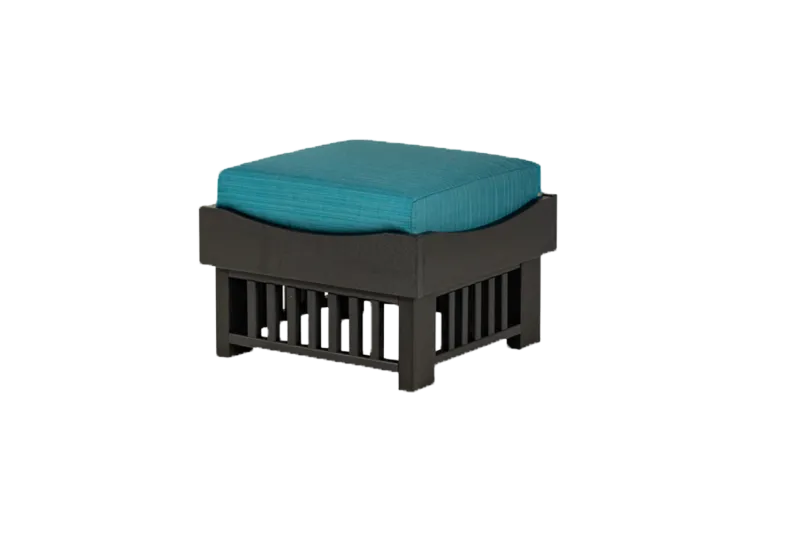 mission ottoman handcrafted sunbrella