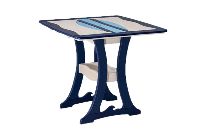 square wave surfboard table dining height